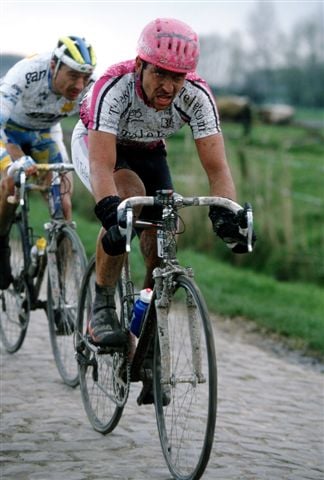 Uwe Raab at Paris–Roubaix 1995
