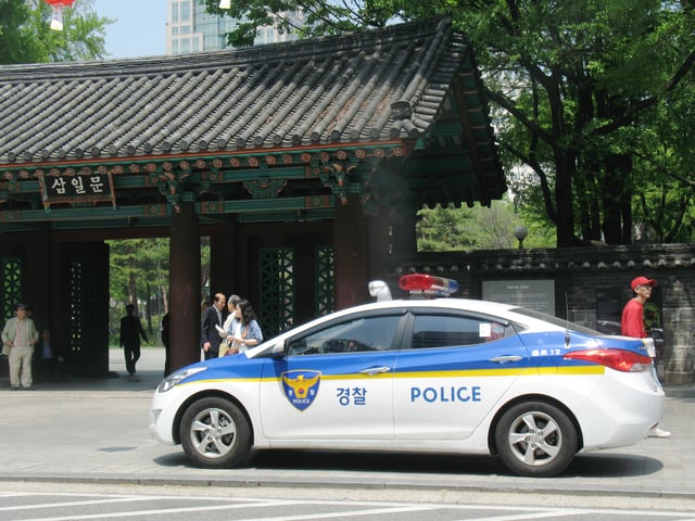 NPA Police Car in Seoul