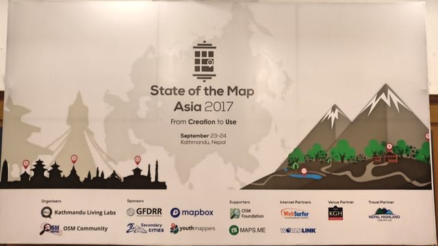 State of the Map Asia 2017 Conference Poster