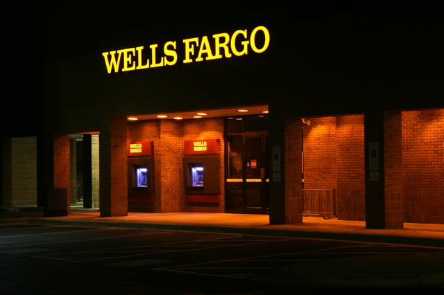 A former Wachovia branch converted to Wells Fargo in the fall of 2011 in Durham, North Carolina