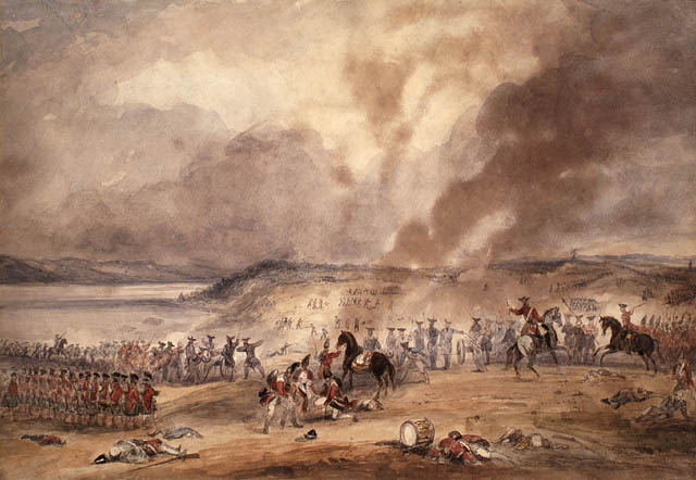 The Battle of Sainte-Foy in 1760. Although victorious in battle, the French could not retake Quebec City.