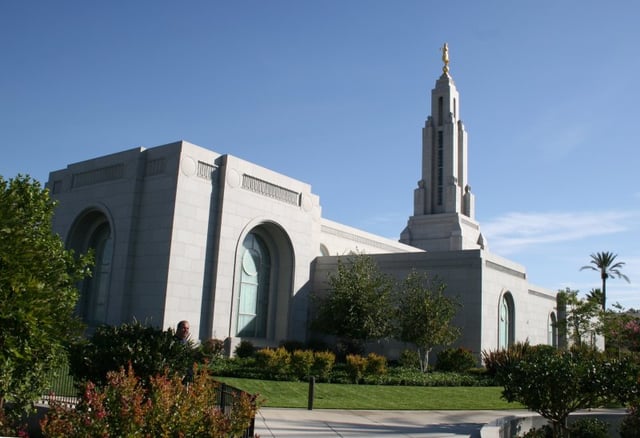 The Redlands California Temple is one of four LDS temples in Southern California