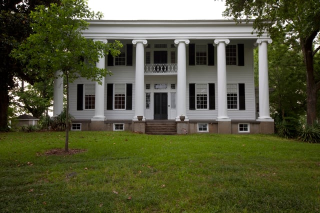 The main house, built in 1833, at Thornhill in Greene County. It is a former Black Belt plantation.