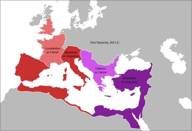 The organization of the Empire under the Tetrarchy
