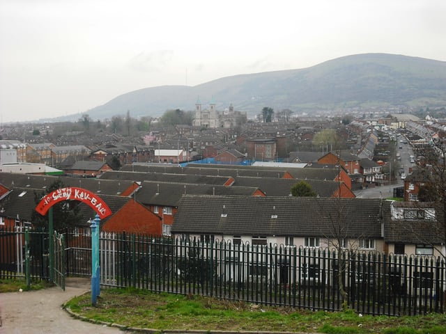 Ardoyne area as viewed from Oldpark Road