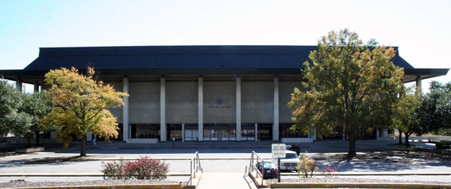 The Carolina Coliseum (1968) facing Assembly St.