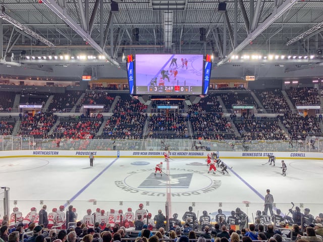 2019 NCAA Hockey East Regional at the Dunk, Cornell University vs Providence College