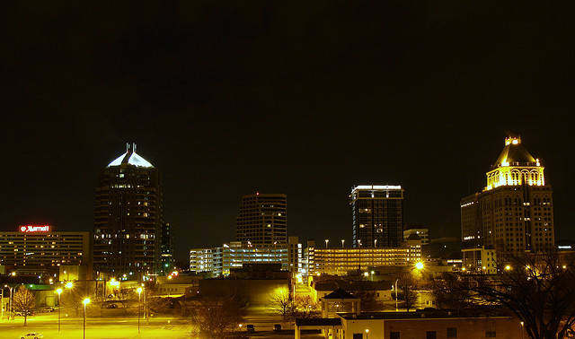 Greensboro skyline