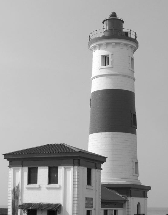Jamestown Lighthouse in Jamestown/Usshertown