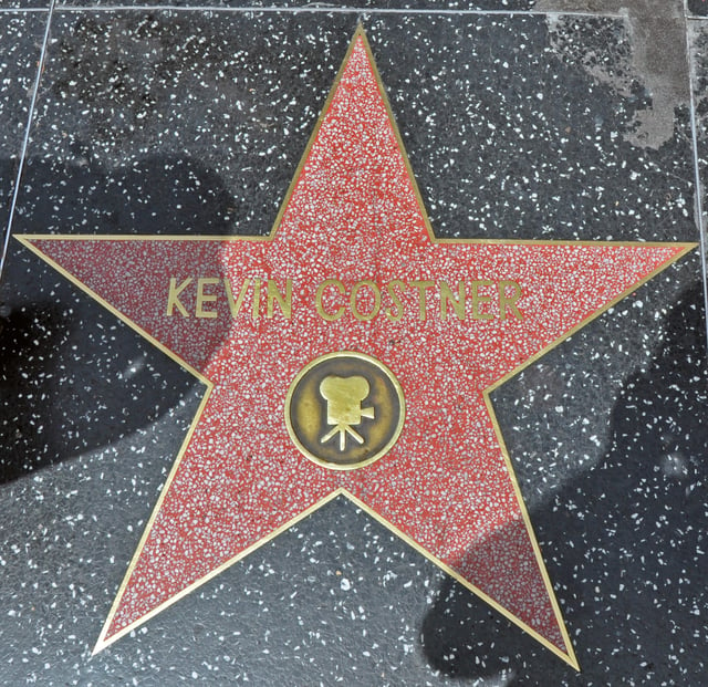 Costner's star on the Hollywood Walk of Fame
