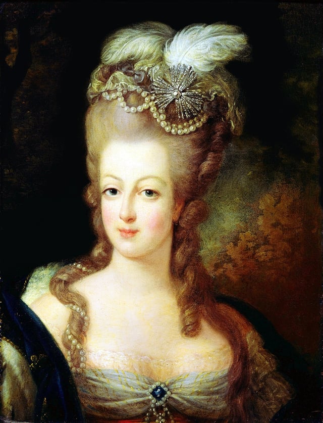 Décolletage of Marie-Antoinette, Queen of France c. 1775