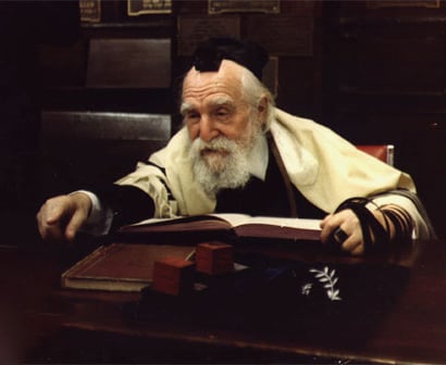 Rabbi Moshe Feinstein, a leading Rabbinical authority for Orthodox Jewry