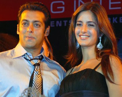 Khan and Katrina Kaif at a fashion show in 2006