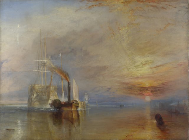 Her front line days over, HMS Temeraire served as a prison hulk, receiving ship, victualing depot, and finally a guard ship before being paid off and sold to the breakers.