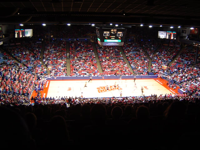 University of Dayton Arena during Dayton Flyers game