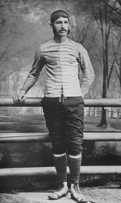 A photograph of Walter Camp, the "Father of American Football", taken in 1878 when Camp was captain of Yale's football team