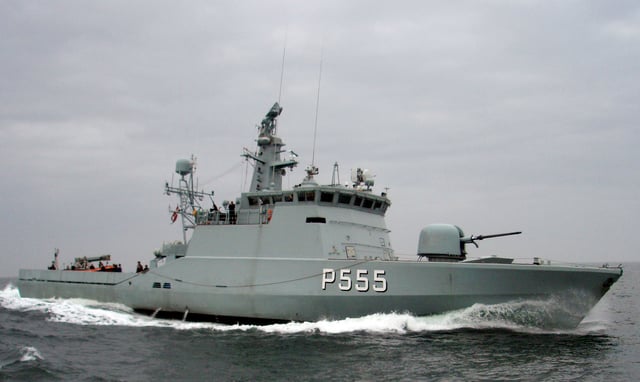 HDMS Støren (P555), a Flyvefisken-class patrol vessel with the Royal Danish Navy