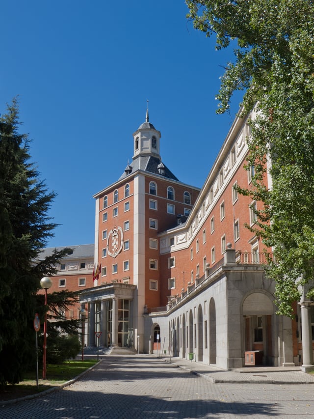 The rectorate of the Complutense University of Madrid.