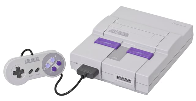 The Super Nintendo Entertainment System, the successor to the Nintendo Entertainment System