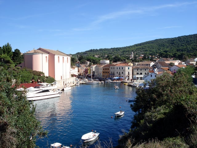 The old town of Veli Lošinj