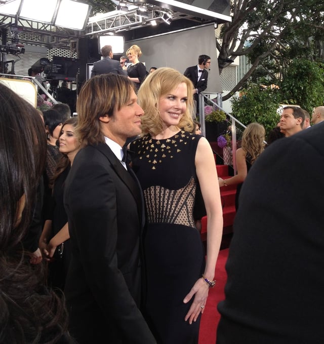 Kidman with husband Keith Urban at the 70th Golden Globe Awards in 2013