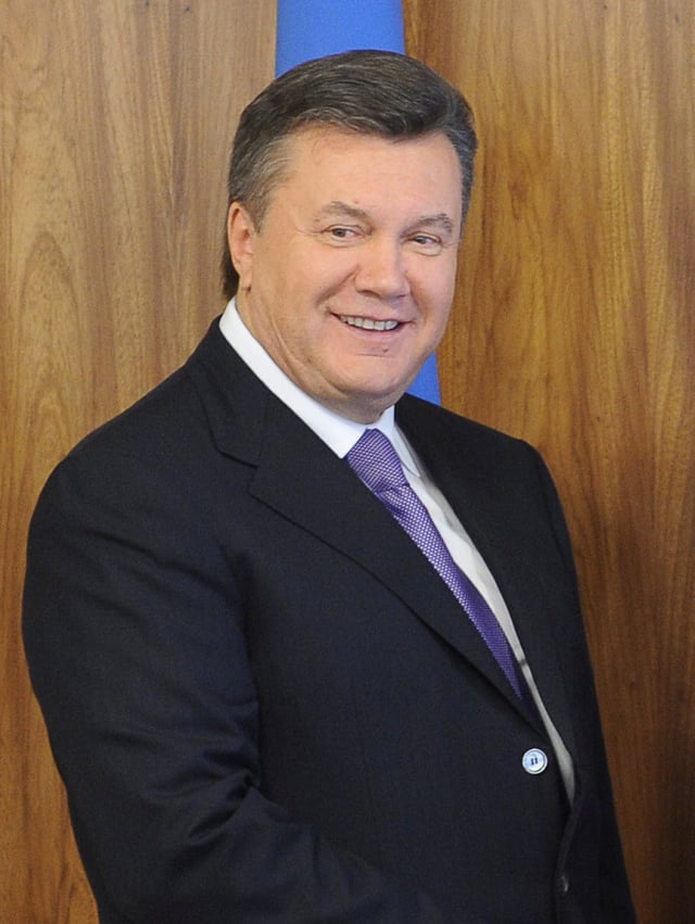 Pro-Russia Ukrainian President Viktor Yanukovych, for whom Manafort lobbied