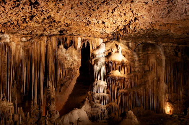 Blanchard Springs Caverns in Stone County is a tourist destination.