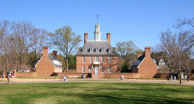 Governor's Palace, Governor Jefferson's residence in Williamsburg