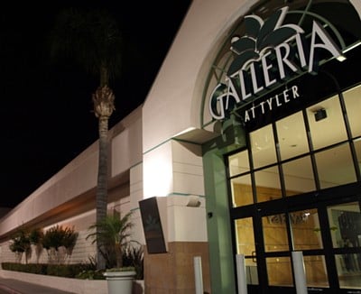 Entrance to the Galleria at Tyler mall