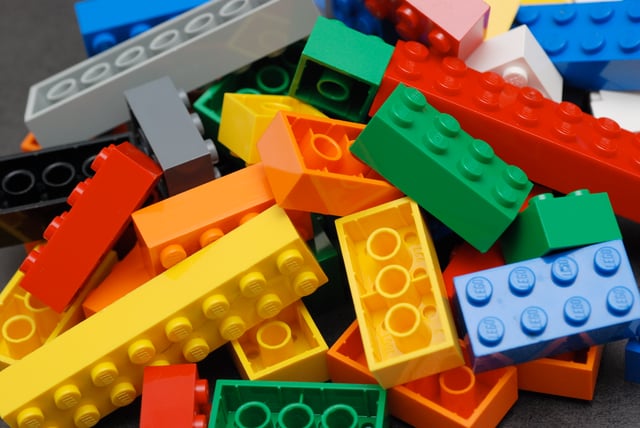 Lego bricks are made from ABS.
