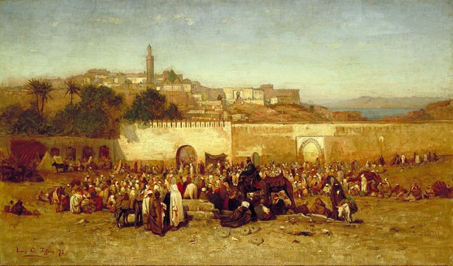 Tangier's population included 40,000 Muslims, 31,000 Europeans and 15,000 Jews.