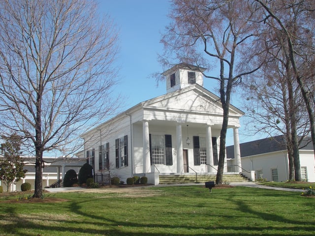 The old Roswell Presbyterian Church, built in 1839