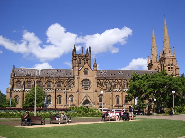 St Mary's Cathedral is the cathedral church of the Roman Catholic Archdiocese of Sydney.