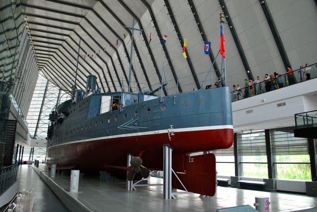 The gunboat Zhongshan