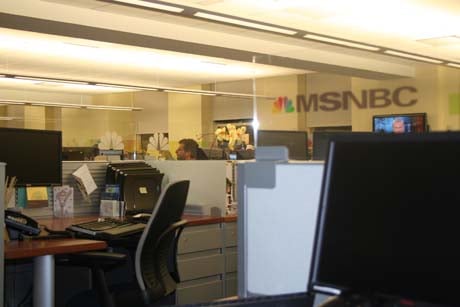 MSNBC目前位於美國 紐約市 的新聞室。