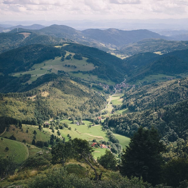 The Black Forest as seen from the Belchen