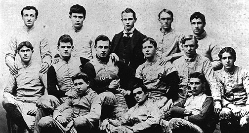 Boston College's first football team in 1893.
