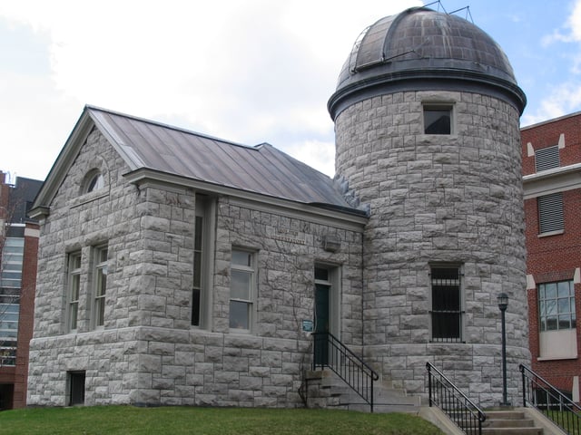 Holden Observatory, the second-oldest building in the university.