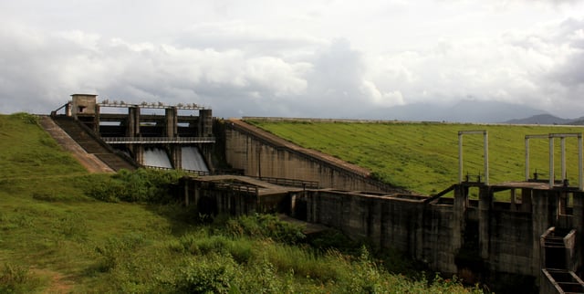 Karapuzha Dam, an earth dam in the Indian state of Kerala