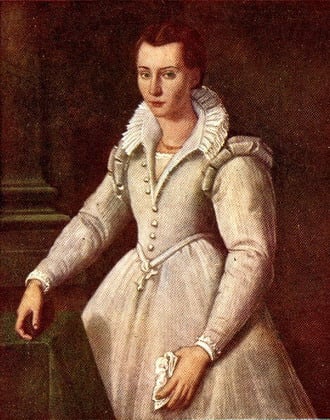 St. Mary Magdalene de' Pazzi at age 16 by Santi di Tito (1583)