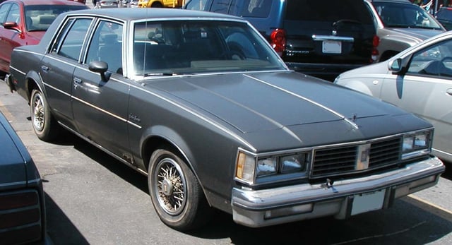 1981 Cutlass Supreme notchback sedan