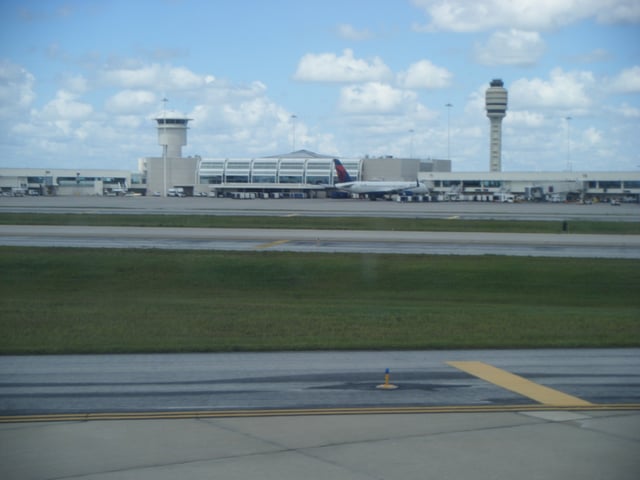 Orlando International Airport is the busiest airport in the state with 44.6 million total passengers traveled in 2017.