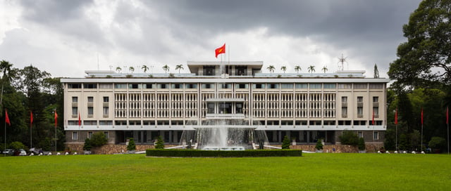 Reunification Palace, District 1.