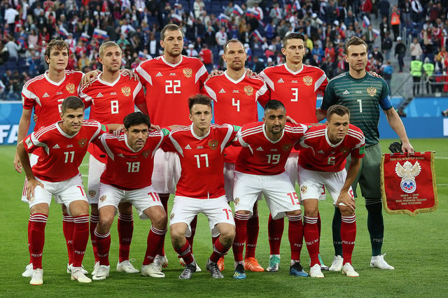 The Russia national football team at the 2018 FIFA World Cup in Russia