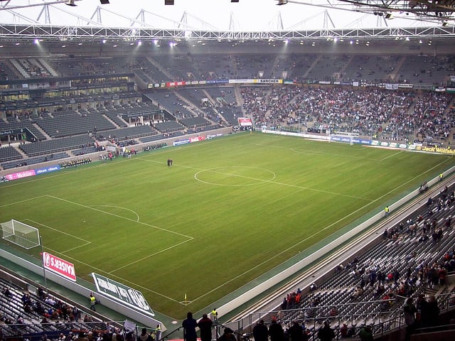 Borussia-Park is the stadium of Bundesliga club Borussia Mönchengladbach