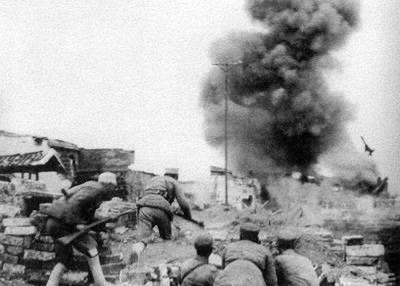 Chinese troops during the Battle of Changde in November 1943