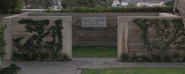 L'Amour's grave