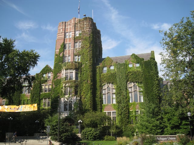 Michigan Union on Central Campus