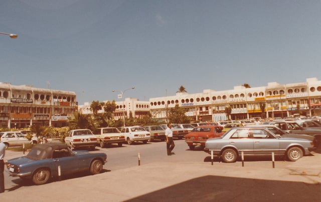 Miri town in 1983