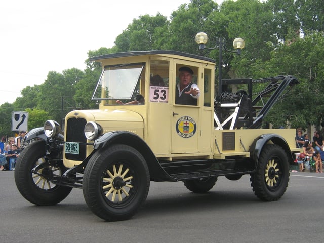 1920 Chevrolet tow truck